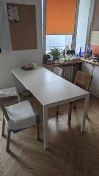 Stół IKEA VANGSTA rozkładany, biały, 120/180x75 cm