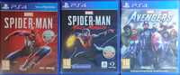 Spider-Man + Miles Morales + Avengers | 3 Gry PS4