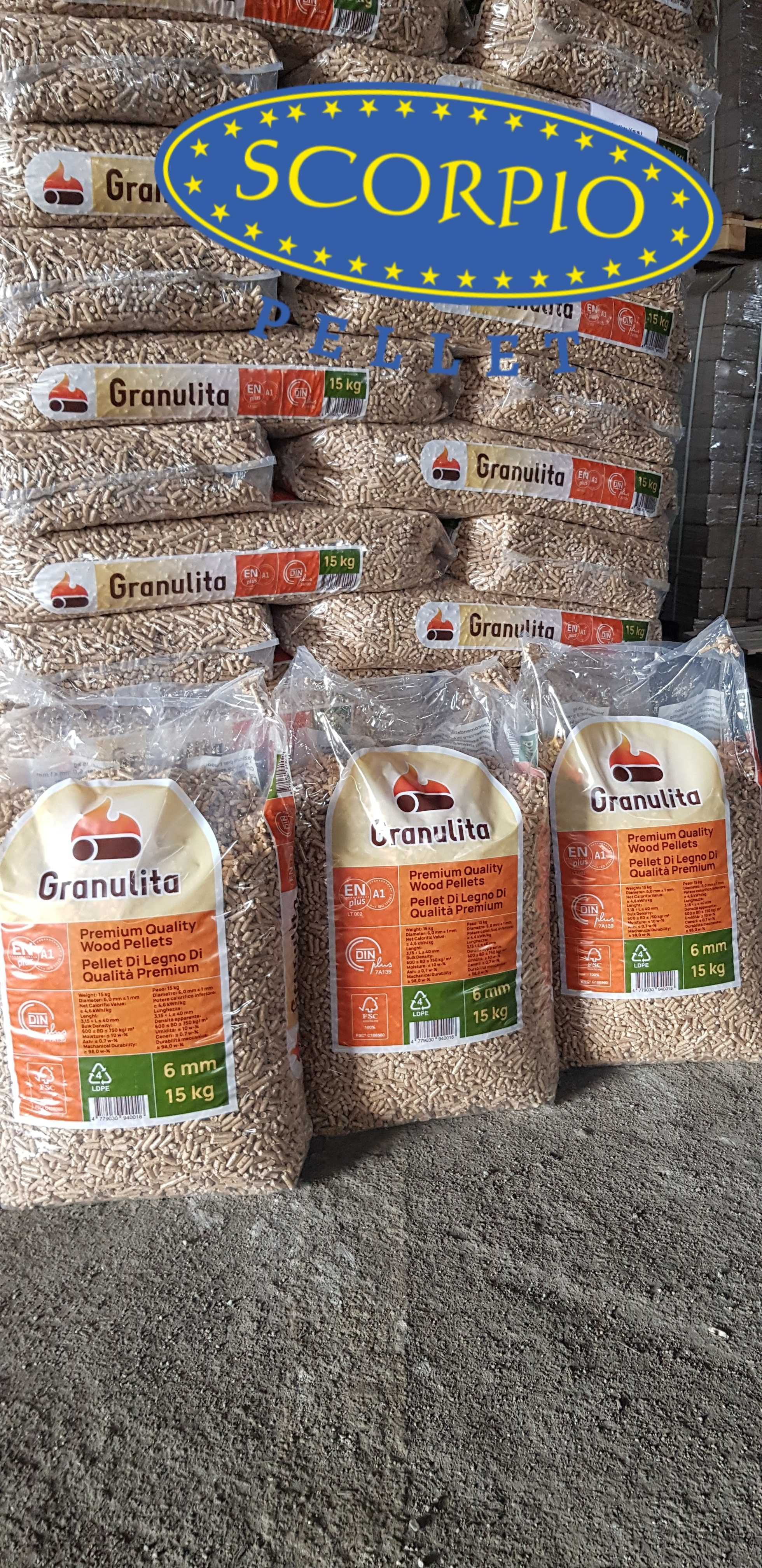 Pellet Drzewny certyfikowany A1 LT002 Świerkowy