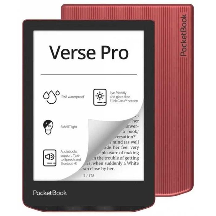 Електронна книга PocketBook 634 Verse Pro Azure/Passion Red • Нова!