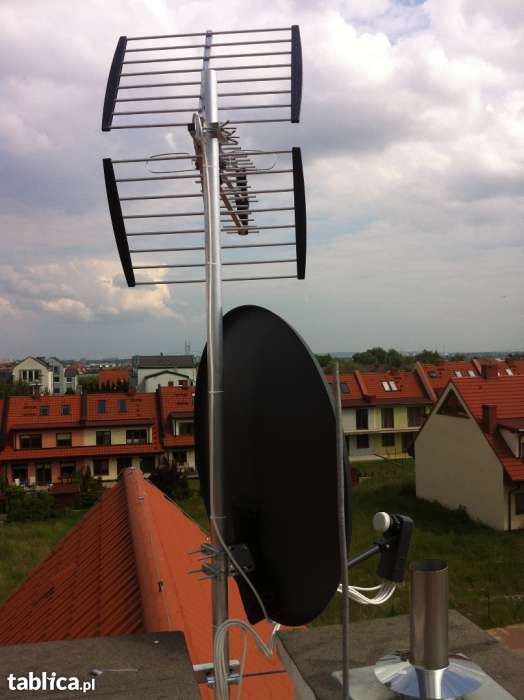 !! Montaż, naprawa i ustawianie anten satelitarnych !! Prawobrzeże