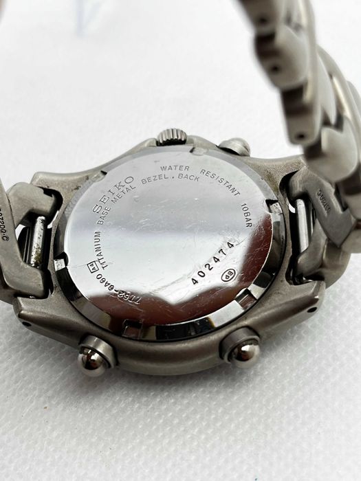 Seiko Titanium 1/100 Chronograph vintage 1994r