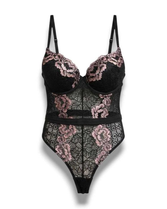 Кружевное боди-стринги Lady Carnival с push-up чашкой, р. S/M