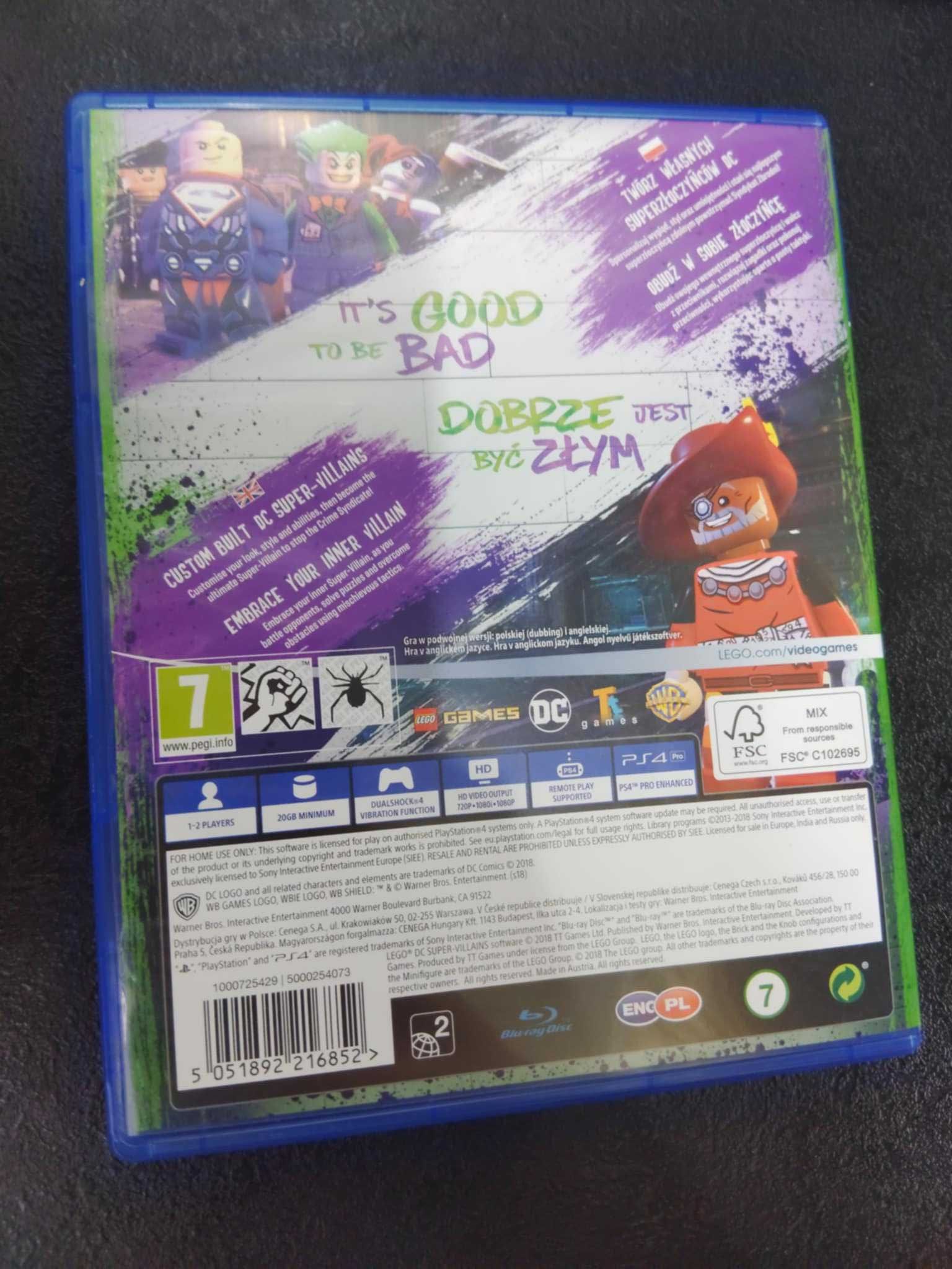 LEGO DC Super-Villains PS4 mówią po Polsku w grze