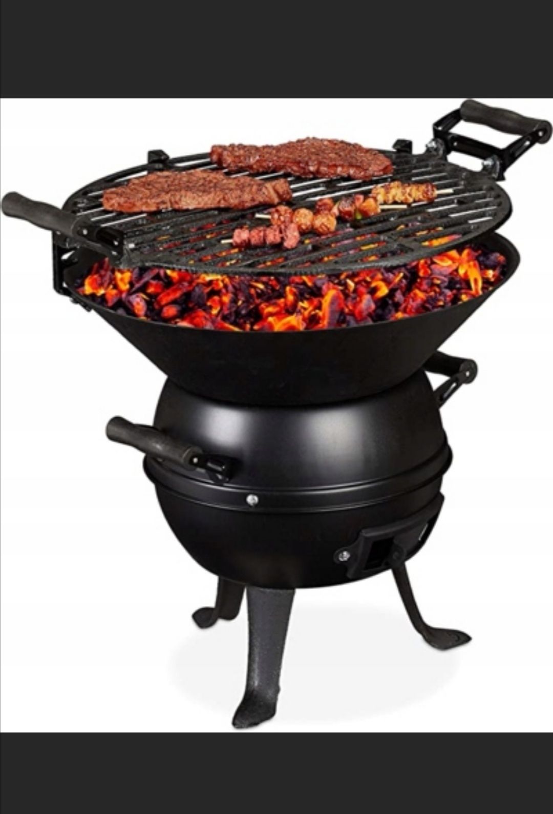 Nowy grill ogrodowy Relaxdays 35x35