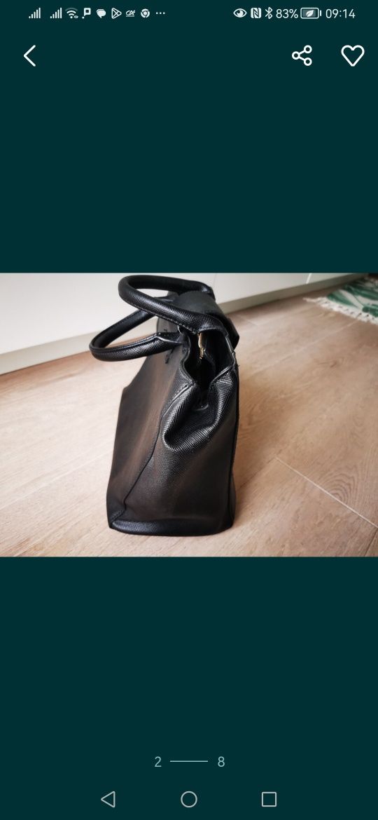 Torebka Zara Basic czarna