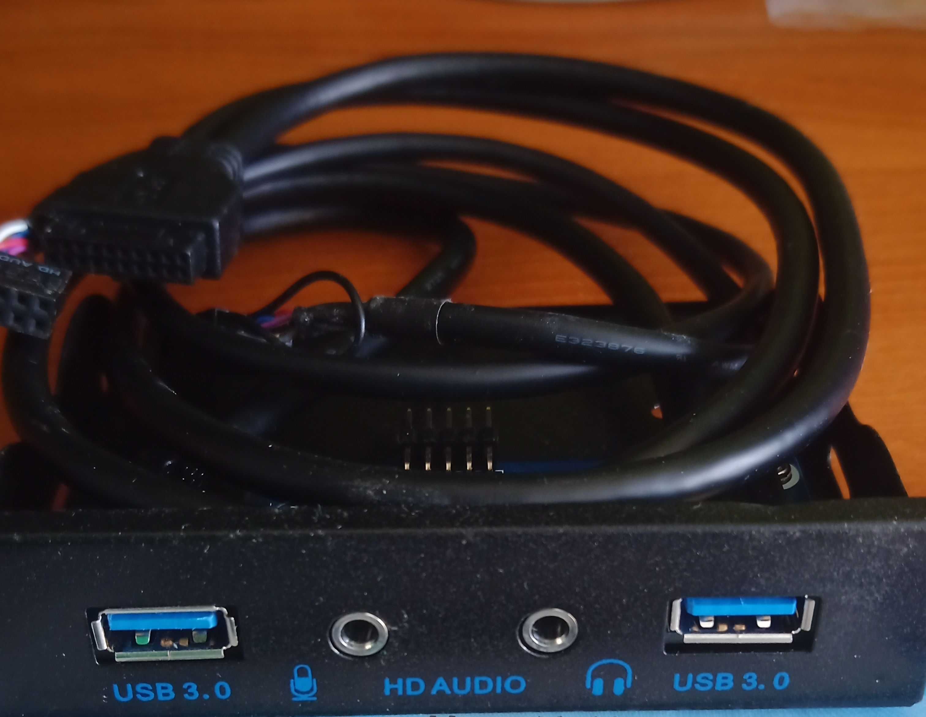 ADAPTADOR Portas Usb 3.0 Audio Hd Computador