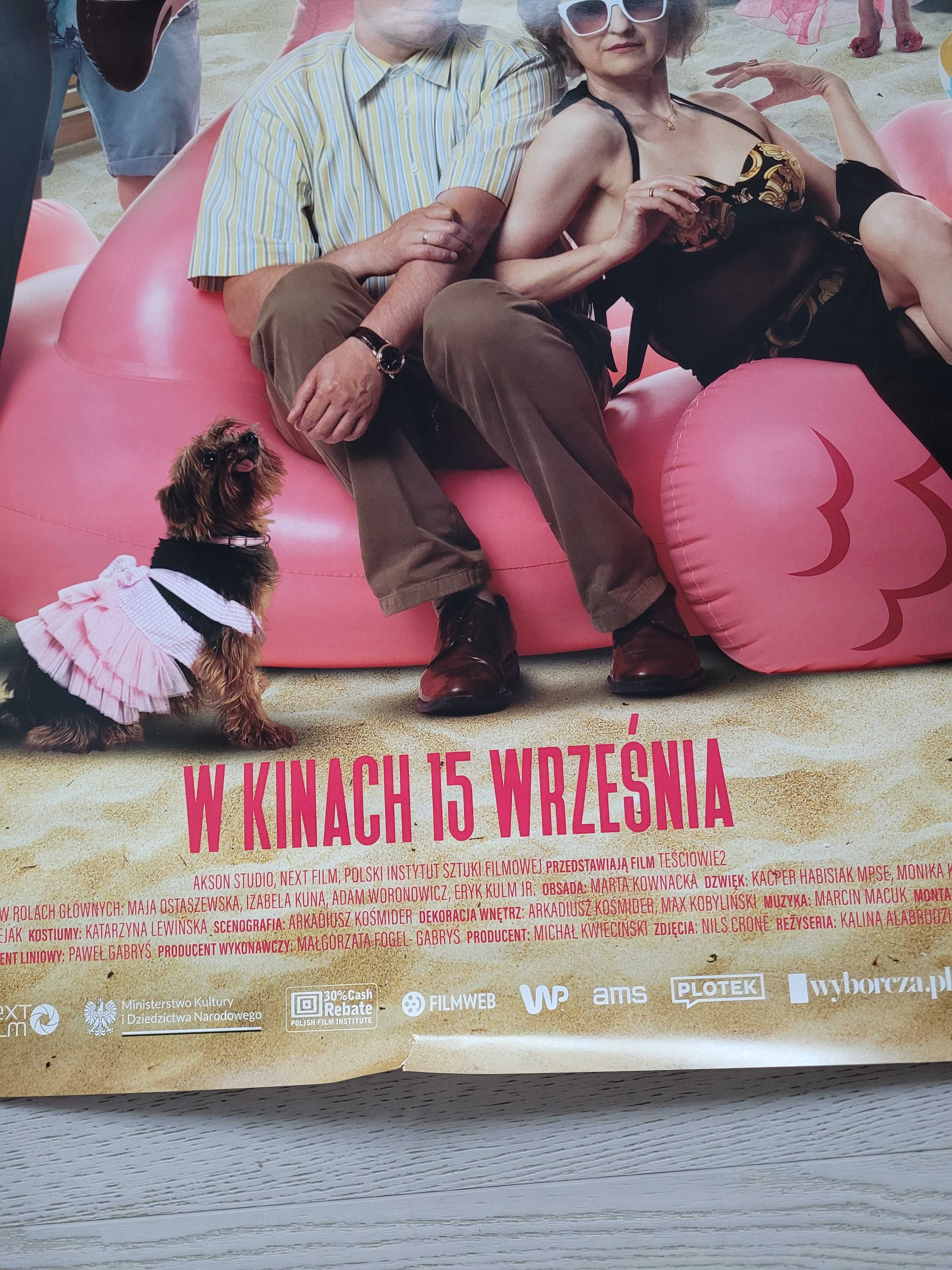 Plakat kinowy z filmu Teściowie 2 film polski