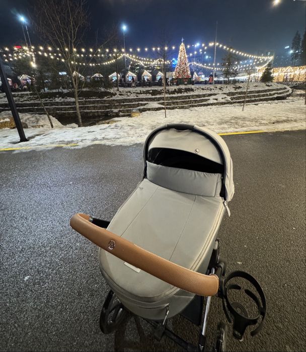 Cybex Priam 4.0 коляска 2 в 1 Mirage Grey шасі хром