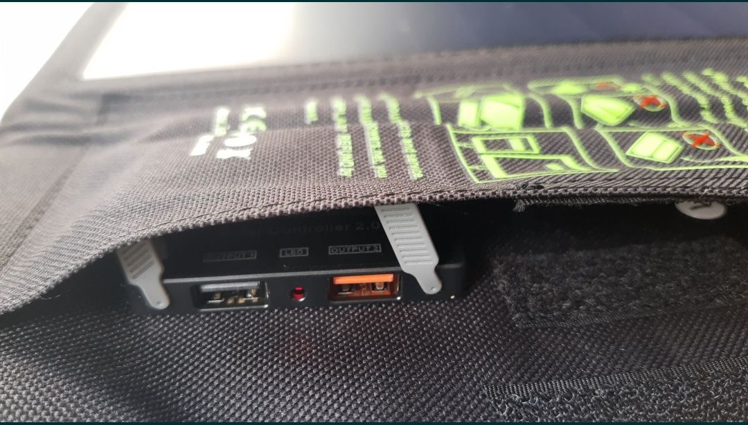 Солнечная панель Allpowers 21W, 2USB, 5V, Controller 2.0