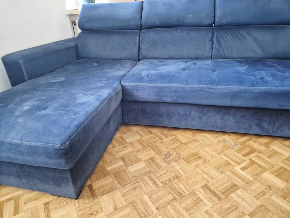 Narożnik z funkcja spania