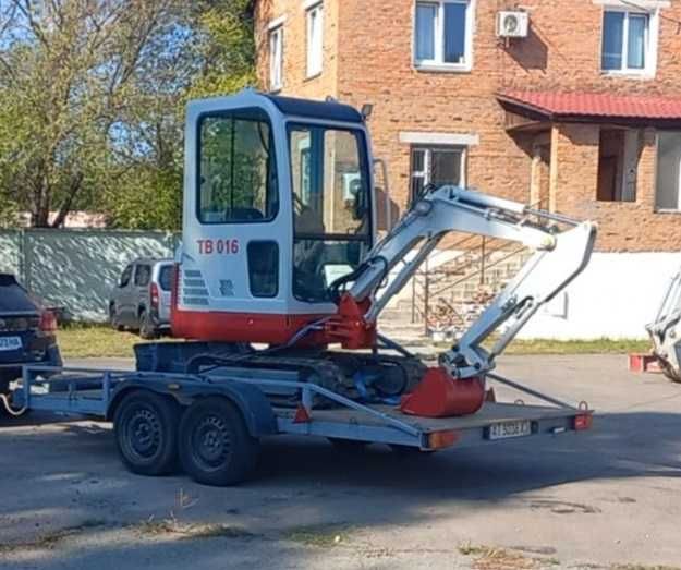 Оренда екскаватора Takeuchi TB 016 (Вага 1.6 тони)