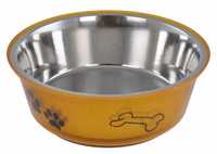 Miska metalowa dla psa / kota SSW wielokolorowy 0,6 l - 17 cm