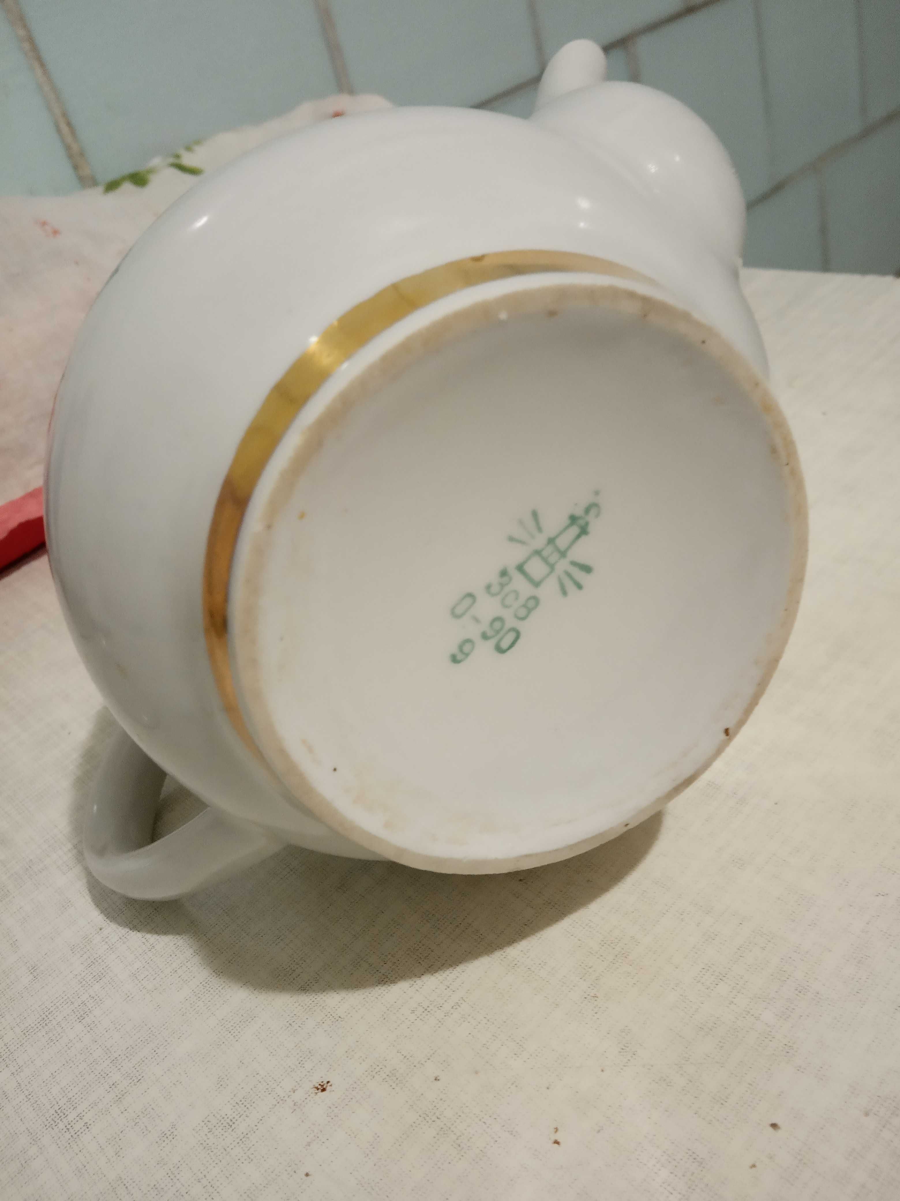 Чайник фарфоровый Дружковский завод