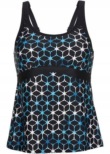 B.P.C top tankini czarny we wzory 54.