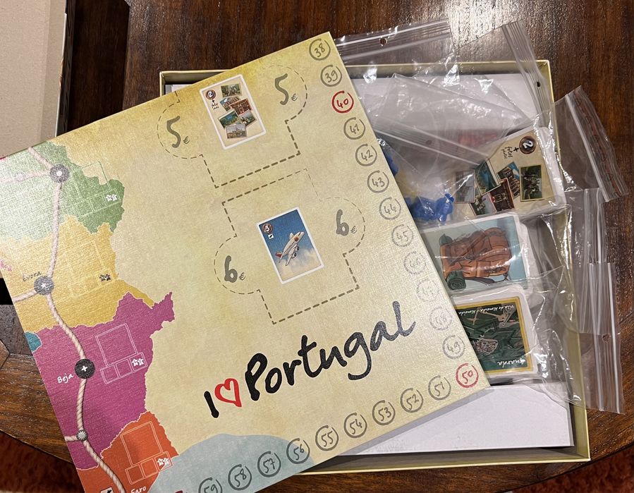 Jogo de tabuleiro “I love Portugal”