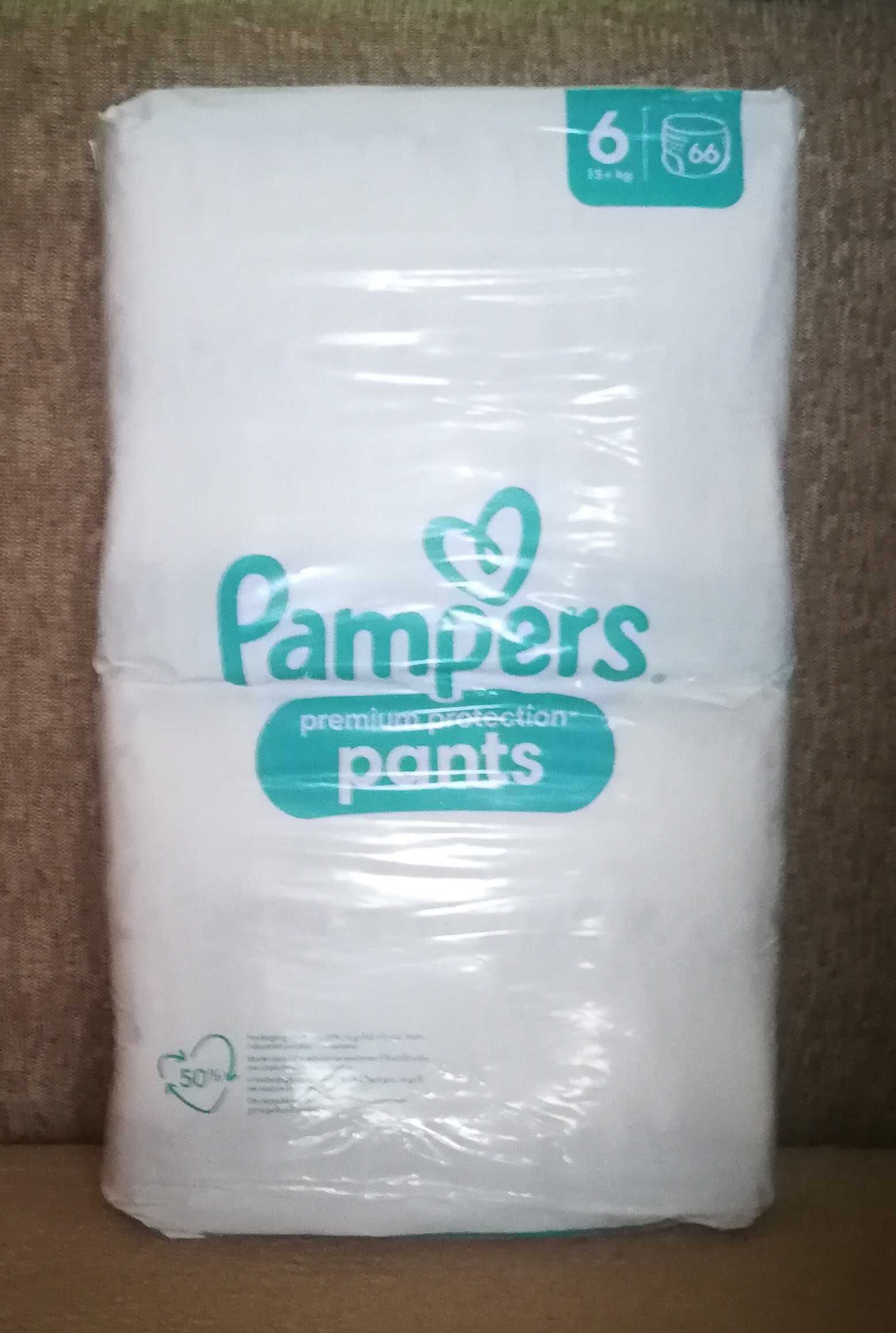 Pampers premium protection pants 6 PIELUCHOMAJTKI 132 szt (2 x 66 szt)