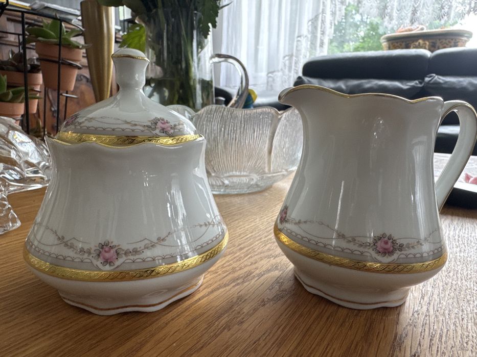 Stara porcelana vinterling bavaria rousion mlecznik i cukierniczka