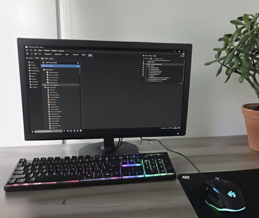 Ігровий компʼютер + клавіатура та мишка, игровой компьютер