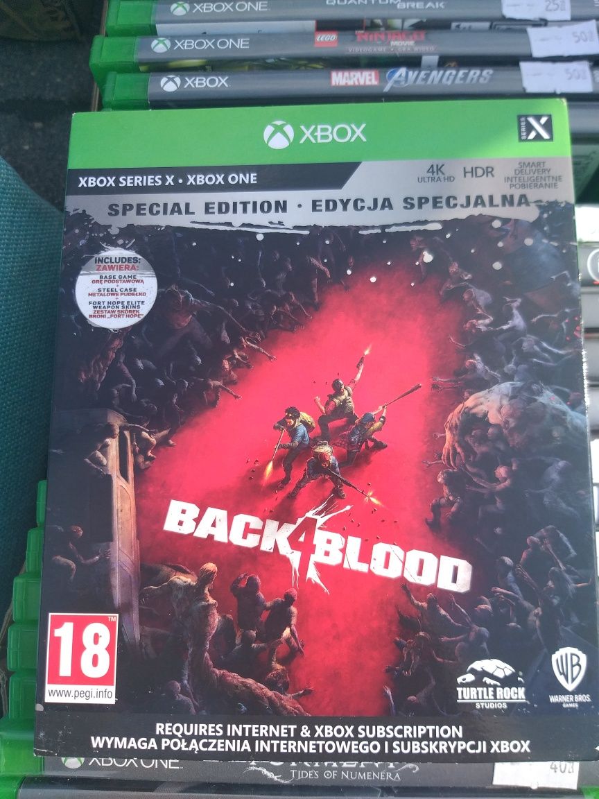 Gra Back 4 Blood Edycja Specjalna Steelbook Xbox One Xone Series PL