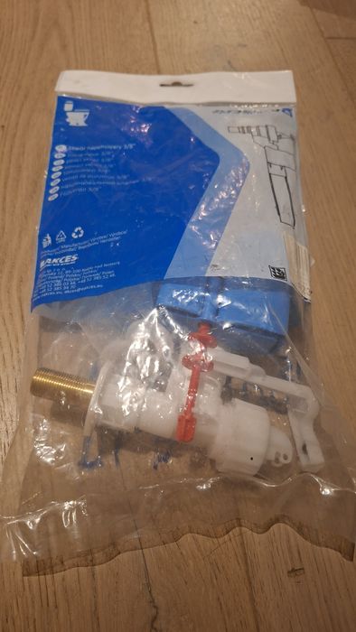 Zawór napełniający WC 3/8" Aquino