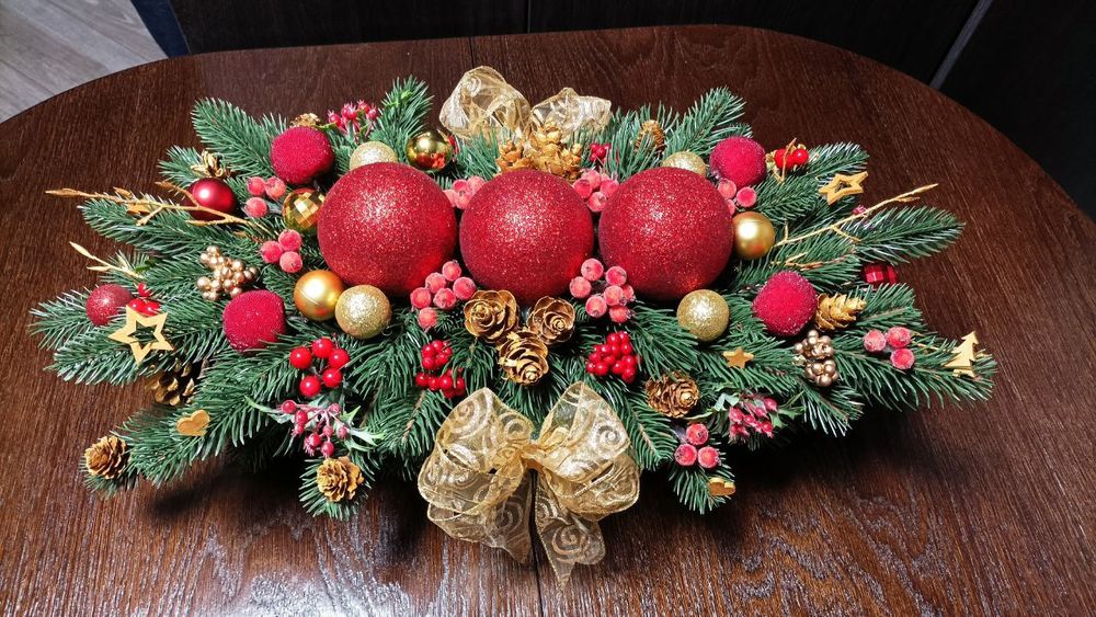 Новорічна композиція (65см) /Різдвяні / Святкові композиції /Декор