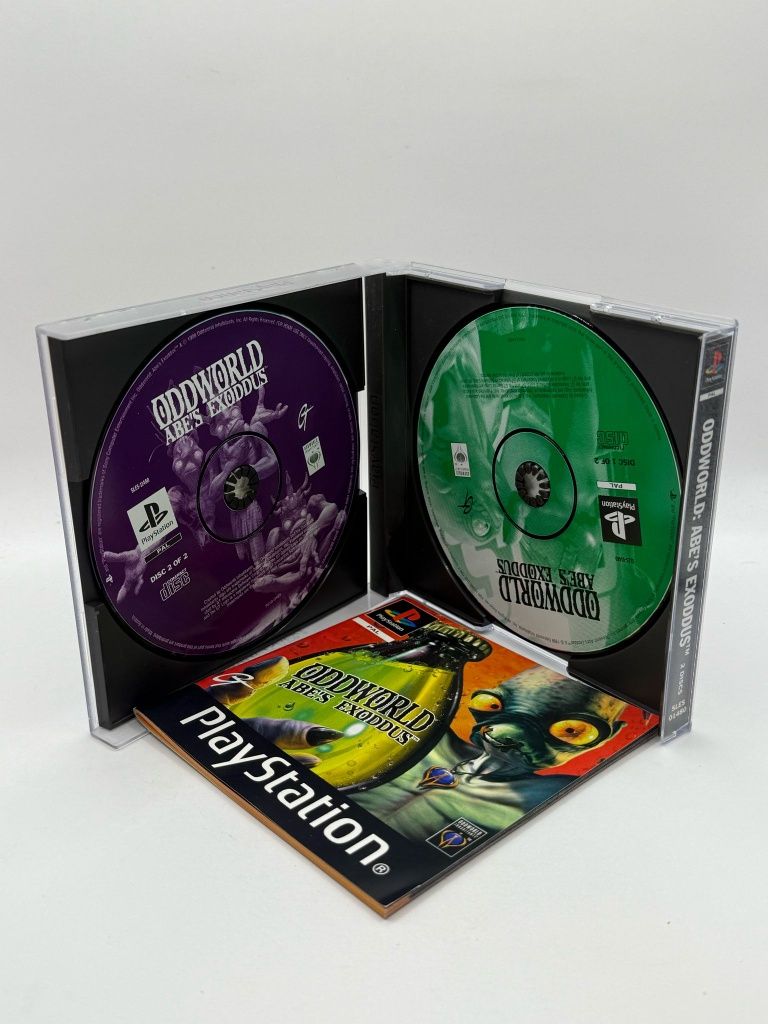 Oddworld Abe's Exodus 3xA Ps1 nr 9411