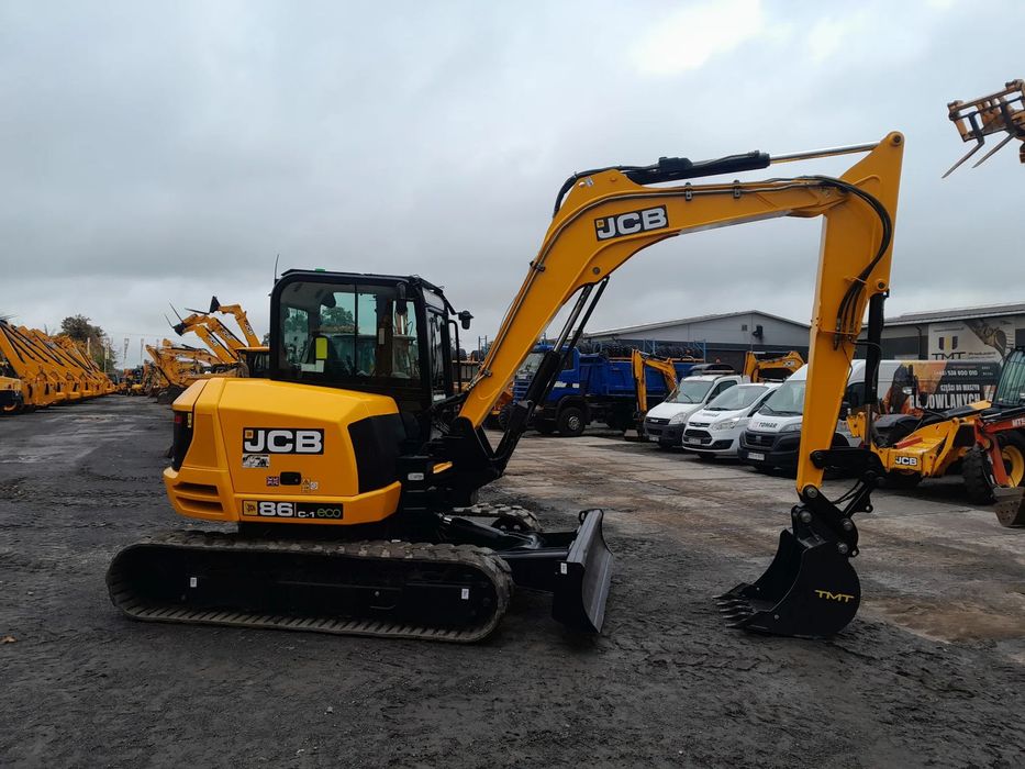 JCB 86C-12018R 8 TON  5499 MTH koparka gąsienicowa 8T 9 ton  klima 86C-1 cat kubota volvo