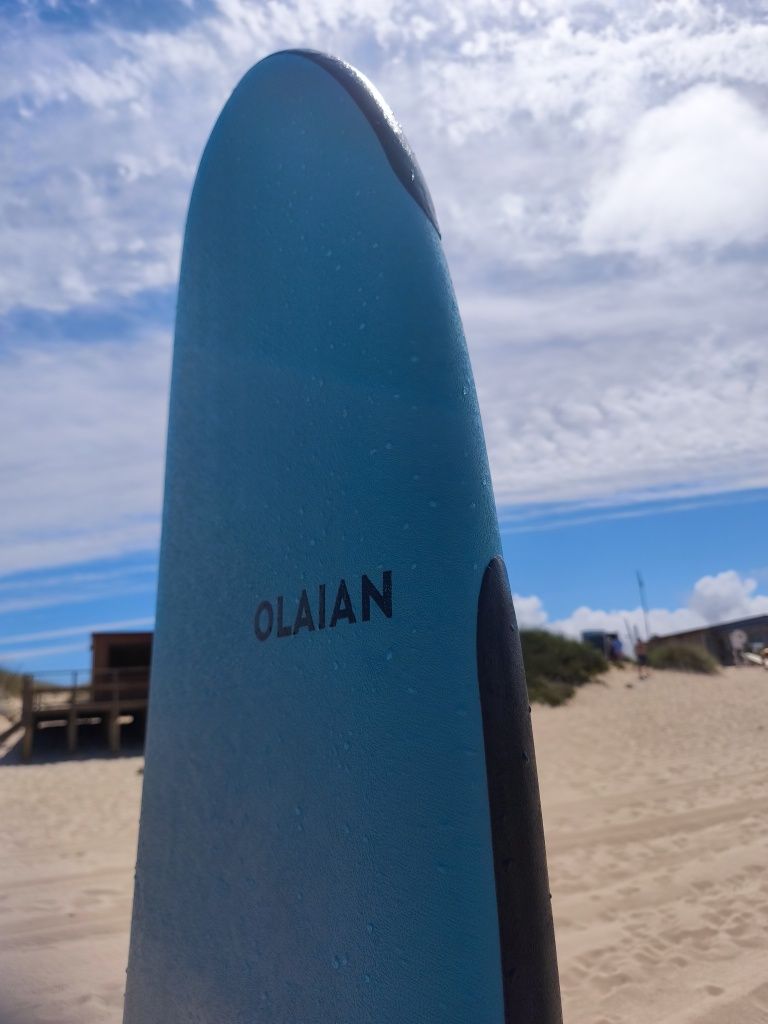 Vendo prancha surf Olaian 8,2 + Capa Transporte