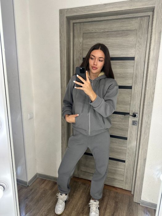 Женский теплый спорт костюм с мехом/Жіночий теплий костюм з хутром MJ