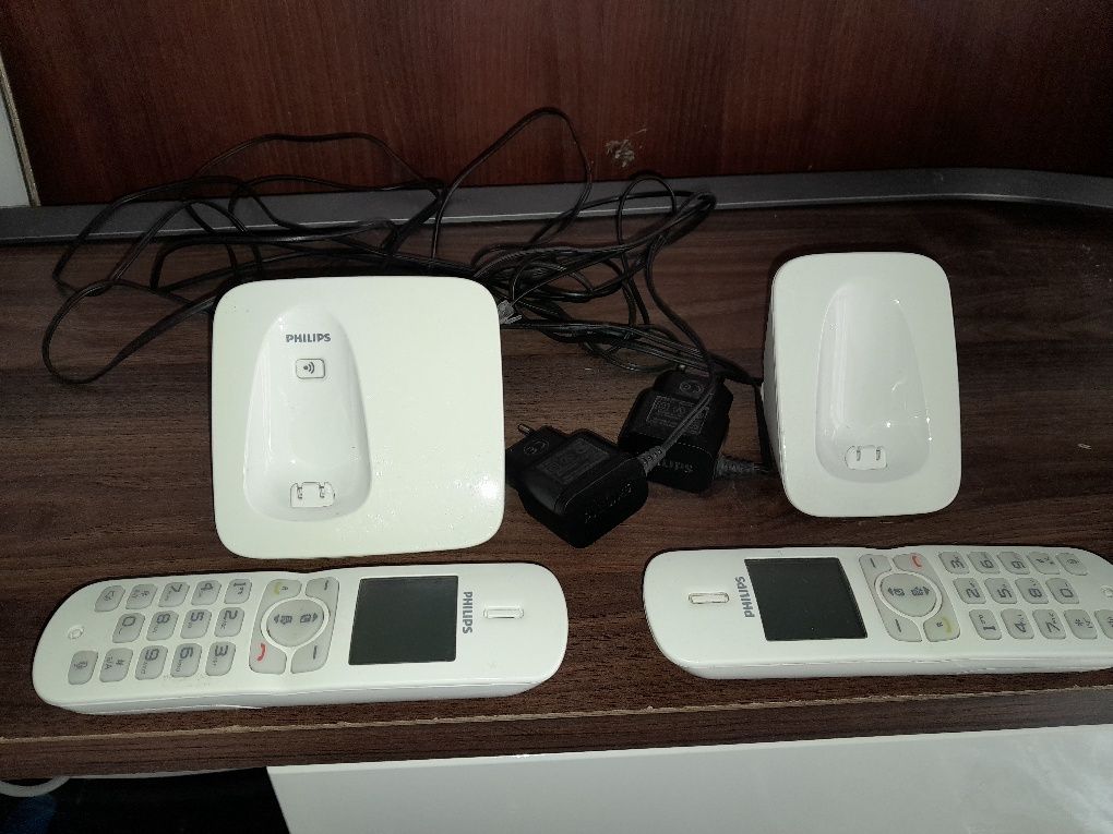 Philips telefony bezprzewodowe z podświetleniem