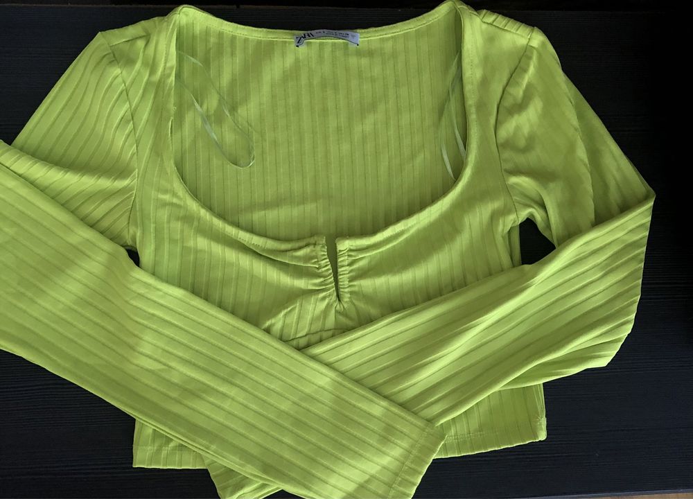 топ з довгим рукавом Zara