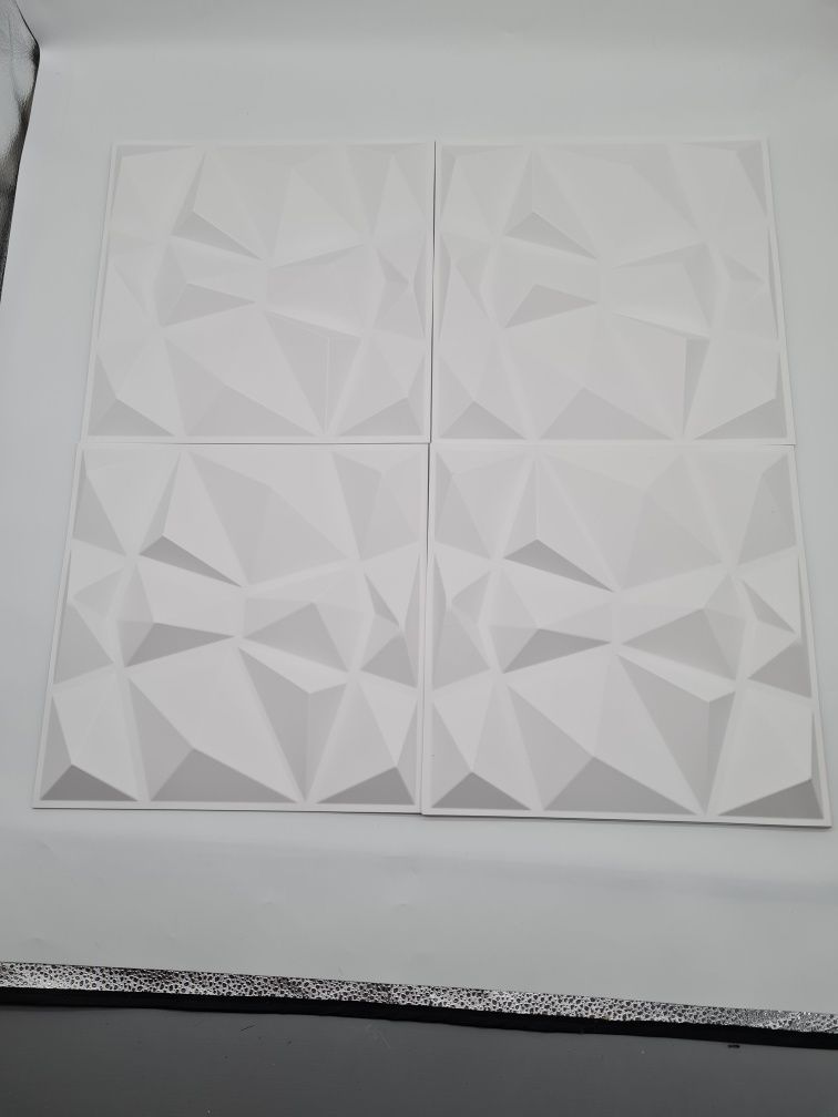 Panele ścienne z tworzywa sztucznego 3D Diamond Design 30x30 cm 15 szt