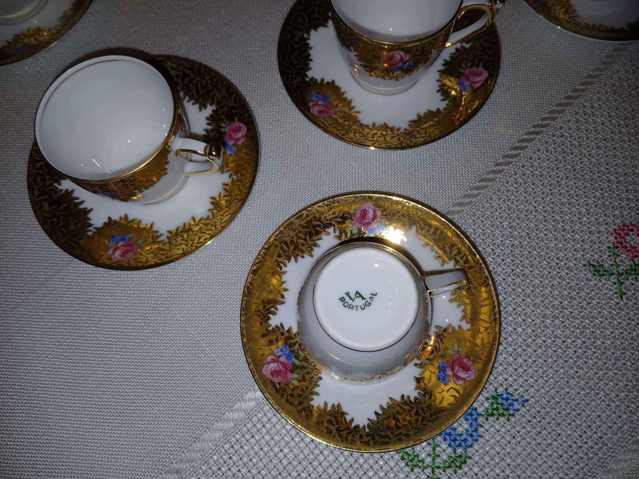 Serviço de café, vintage, da Vista Alegre