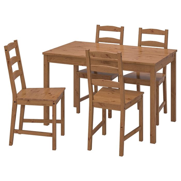 Stół i 4 krzesła ikea jokkmokk