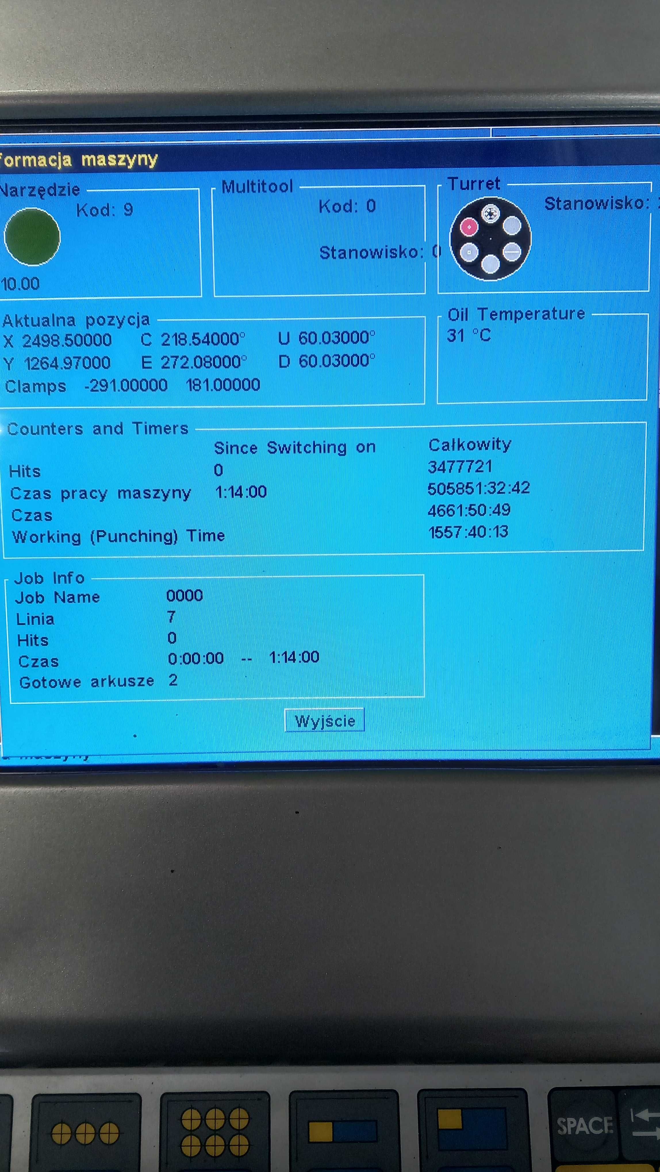 Wykrawarka CNC Euromac MTX Flex 6 Hybrid