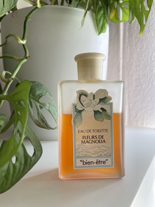 Frasco vintage fleurs de magnolia “bien-être” decoração