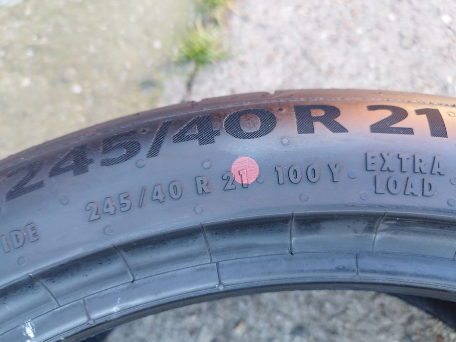 4 x czerwiec 2025r NOWE Continental Sport Contact 7 245/40/21 100Y XL