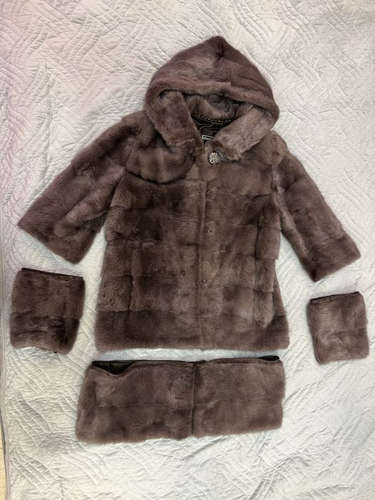 Натуральная шуба glasier series, classic fur