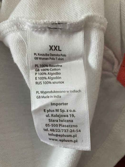 Damska bluzka z kołnierzykiem polo XL/XXL
