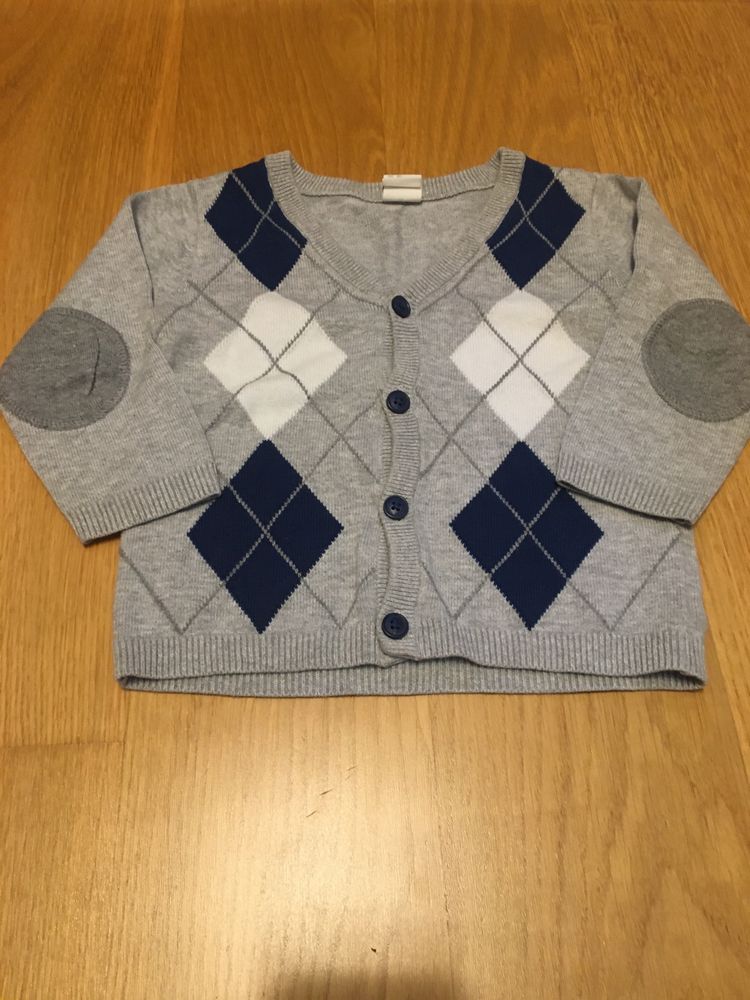 Sweterek zapinany, H&M, rozmiat 80