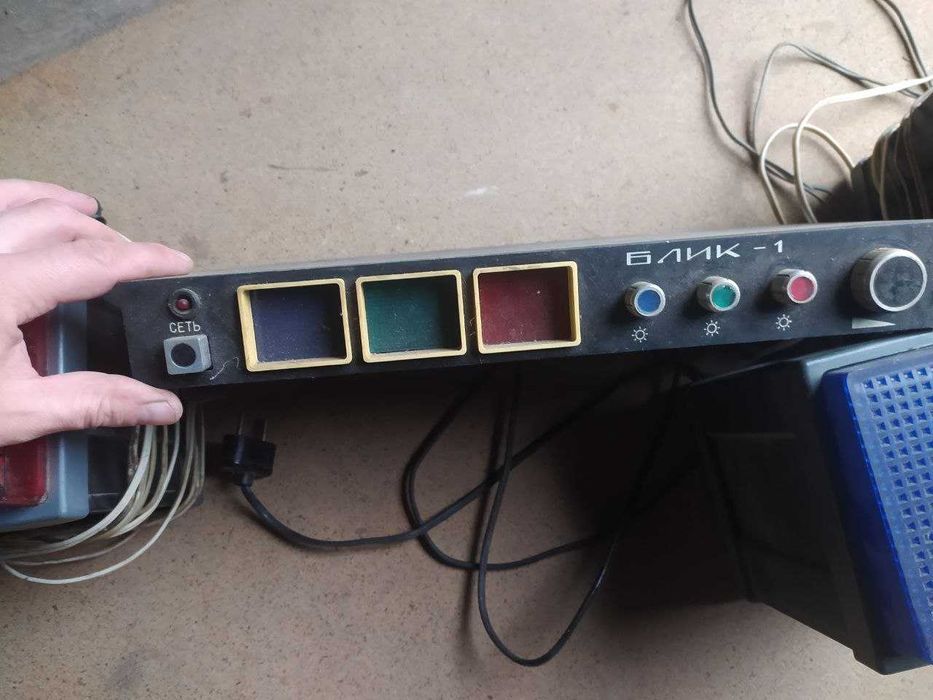 Блок управління кольоромузичний Блік-1 (Блик) з ліхтарями