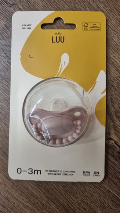 Smoczek silikonowy Luu 0-3 m