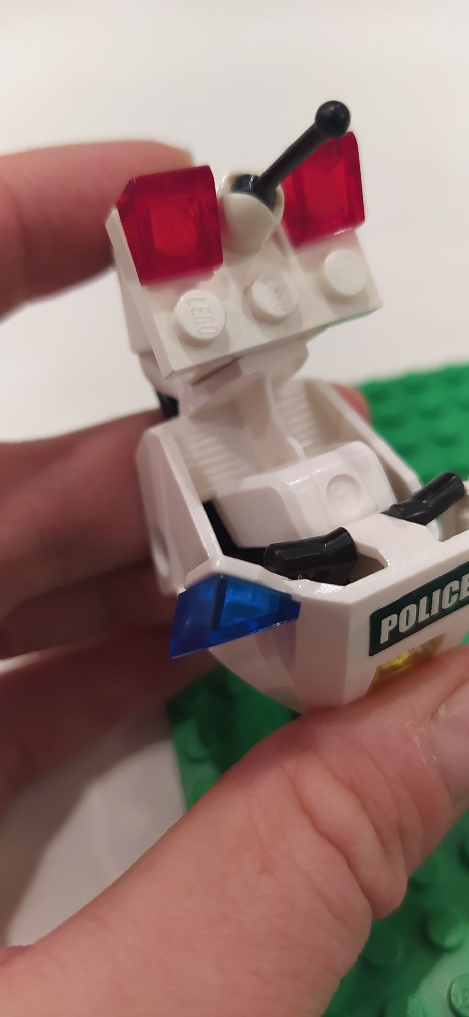 Lego City policjant na motorze