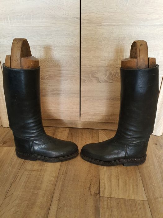 Oryginalne skórzane buty wojskowe r.42