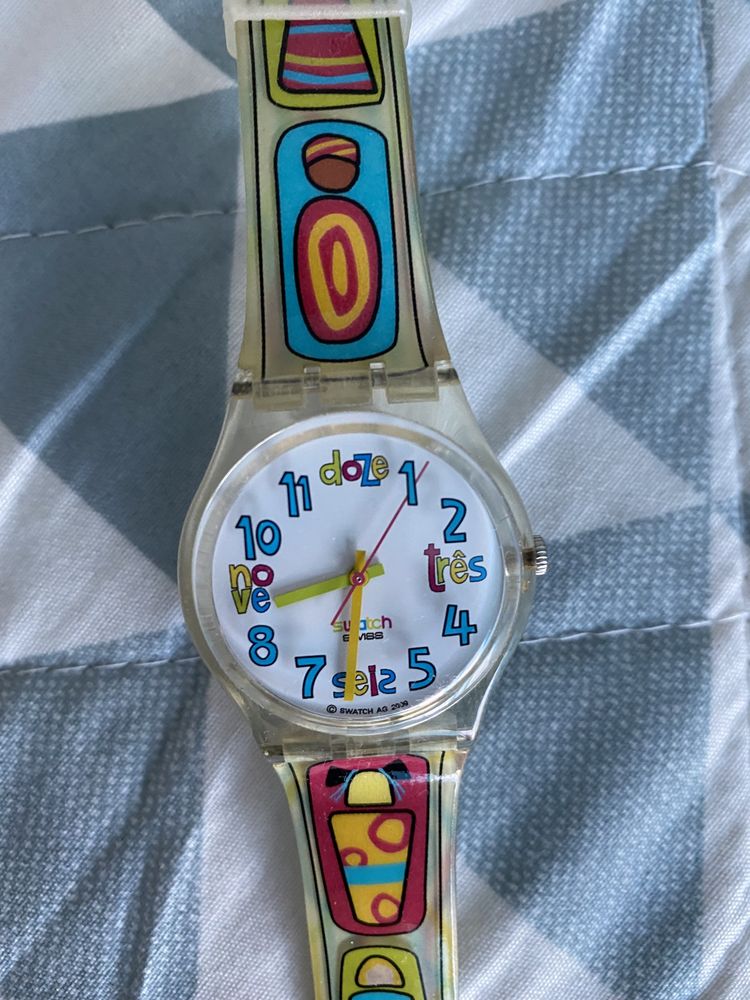 Relógio swatch criancá