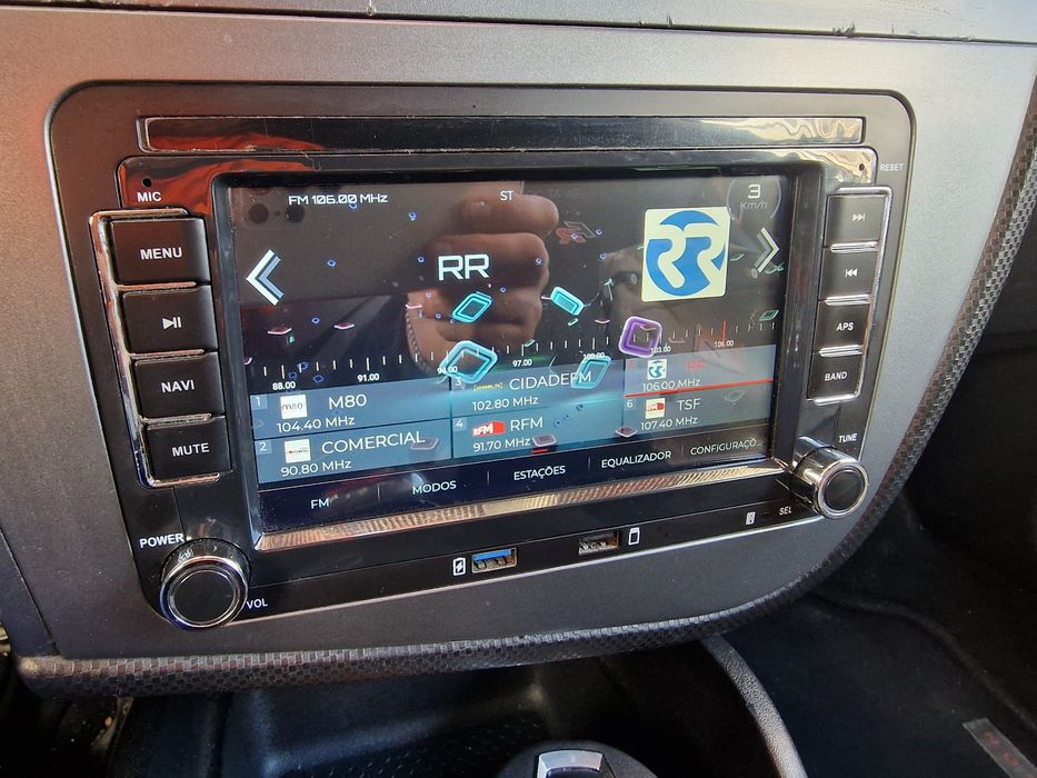 Rádio Android Seat Leon 1p - 2005 a 2012