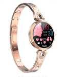 LONGLU Złoty Smartwatch kompatybilny z tel. z systemem iOS Android