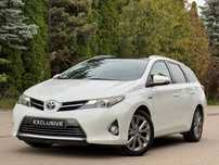 Toyota Auris PRESTIGE Hybryda Biała Perła Panorama Kamera Pół skóry Grzane fotele
