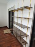 Estante com 5 prateleiras de vidro